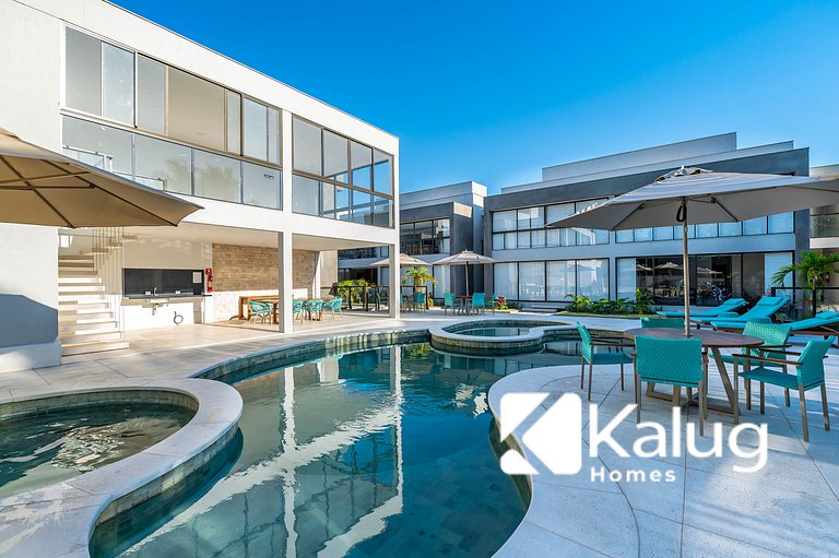 Kalug - Apt c/ 2 Suítes em Cond Pé na Areia