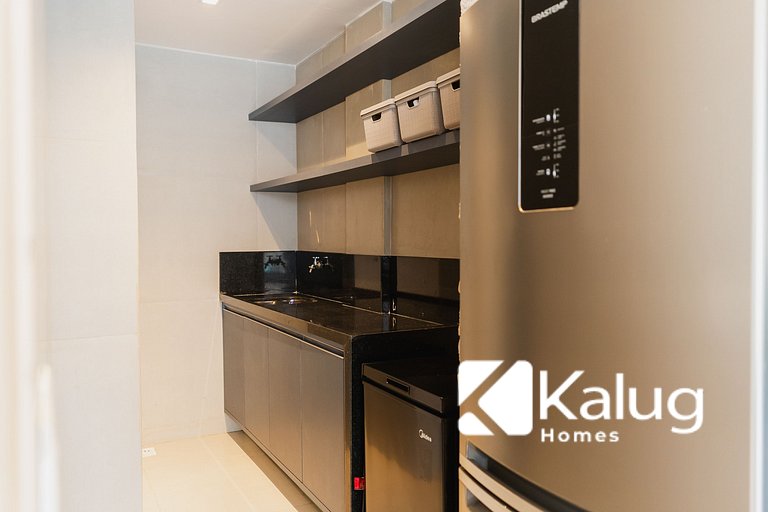 Kalug - Apt c/ 2 Suítes em Cond Pé na Areia